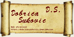 Dobrica Šuković vizit kartica